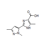 2-(1,3-Dimethyl-5-pyrazolyl)-5-methyl-1H-imidazole-4-carboxylic Acid