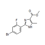 Methyl 2-(4-Bromo-2-fluorophenyl)-5-methyl-1H-imidazole-4-carboxylate