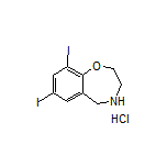 7,9-Diiodo-2,3,4,5-tetrahydrobenzo[f][1,4]oxazepine Hydrochloride