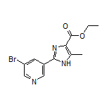 Ethyl 2-(5-Bromo-3-pyridyl)-5-methyl-1H-imidazole-4-carboxylate