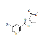 Methyl 2-(5-Bromo-3-pyridyl)-5-methyl-1H-imidazole-4-carboxylate