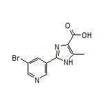 2-(5-Bromo-3-pyridyl)-5-methyl-1H-imidazole-4-carboxylic Acid