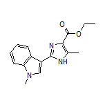 Ethyl 5-Methyl-2-(1-methyl-3-indolyl)-1H-imidazole-4-carboxylate