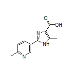 5-Methyl-2-(6-methyl-3-pyridyl)-1H-imidazole-4-carboxylic Acid