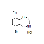 6-Bromo-9-methoxy-2,3,4,5-tetrahydrobenzo[f][1,4]oxazepine Hydrochloride