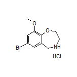 7-Bromo-9-methoxy-2,3,4,5-tetrahydrobenzo[f][1,4]oxazepine Hydrochloride