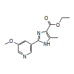 Ethyl 2-(5-Methoxy-3-pyridyl)-5-methyl-1H-imidazole-4-carboxylate