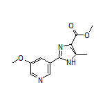 Methyl 2-(5-Methoxy-3-pyridyl)-5-methyl-1H-imidazole-4-carboxylate