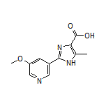 2-(5-Methoxy-3-pyridyl)-5-methyl-1H-imidazole-4-carboxylic Acid