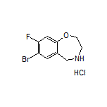 7-Bromo-8-fluoro-2,3,4,5-tetrahydrobenzo[f][1,4]oxazepine Hydrochloride