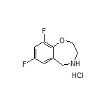 7,9-Difluoro-2,3,4,5-tetrahydrobenzo[f][1,4]oxazepine Hydrochloride