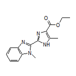 Ethyl 5-Methyl-2-(1-methyl-2-benzimidazolyl)-1H-imidazole-4-carboxylate