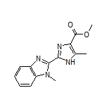 Methyl 5-Methyl-2-(1-methyl-2-benzimidazolyl)-1H-imidazole-4-carboxylate