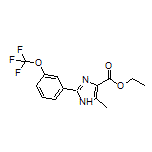 Ethyl 5-Methyl-2-[3-(trifluoromethoxy)phenyl]-1H-imidazole-4-carboxylate