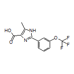 5-Methyl-2-[3-(trifluoromethoxy)phenyl]-1H-imidazole-4-carboxylic Acid