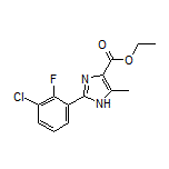 Ethyl 2-(3-Chloro-2-fluorophenyl)-5-methyl-1H-imidazole-4-carboxylate