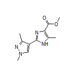 Methyl 2-(1,3-Dimethyl-4-pyrazolyl)-5-methyl-1H-imidazole-4-carboxylate