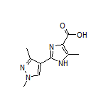 2-(1,3-Dimethyl-4-pyrazolyl)-5-methyl-1H-imidazole-4-carboxylic Acid