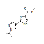 Ethyl 2-(1-Isopropyl-4-pyrazolyl)-5-methyl-1H-imidazole-4-carboxylate