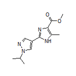 Methyl 2-(1-Isopropyl-4-pyrazolyl)-5-methyl-1H-imidazole-4-carboxylate