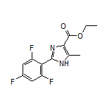 Ethyl 5-Methyl-2-(2,4,6-trifluorophenyl)-1H-imidazole-4-carboxylate