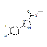 Ethyl 2-(4-Chloro-3-fluorophenyl)-5-methyl-1H-imidazole-4-carboxylate