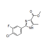 Methyl 2-(4-Chloro-3-fluorophenyl)-5-methyl-1H-imidazole-4-carboxylate