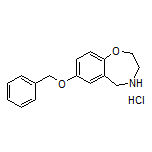 7-(Benzyloxy)-2,3,4,5-tetrahydrobenzo[f][1,4]oxazepine Hydrochloride