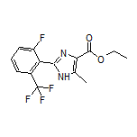 Ethyl 2-[2-Fluoro-6-(trifluoromethyl)phenyl]-5-methyl-1H-imidazole-4-carboxylate