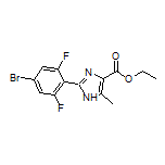 Ethyl 2-(4-Bromo-2,6-difluorophenyl)-5-methyl-1H-imidazole-4-carboxylate