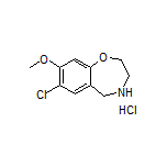 7-Chloro-8-methoxy-2,3,4,5-tetrahydrobenzo[f][1,4]oxazepine Hydrochloride