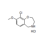 9-Chloro-8-methoxy-2,3,4,5-tetrahydrobenzo[f][1,4]oxazepine Hydrochloride