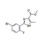 Methyl 2-(5-Bromo-2-fluorophenyl)-5-methyl-1H-imidazole-4-carboxylate