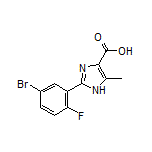 2-(5-Bromo-2-fluorophenyl)-5-methyl-1H-imidazole-4-carboxylic Acid