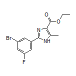 Ethyl 2-(3-Bromo-5-fluorophenyl)-5-methyl-1H-imidazole-4-carboxylate