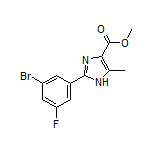 Methyl 2-(3-Bromo-5-fluorophenyl)-5-methyl-1H-imidazole-4-carboxylate