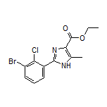 Ethyl 2-(3-Bromo-2-chlorophenyl)-5-methyl-1H-imidazole-4-carboxylate