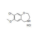 8-Chloro-7-methoxy-2,3,4,5-tetrahydrobenzo[f][1,4]oxazepine Hydrochloride