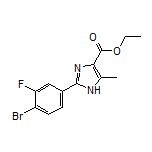 Ethyl 2-(4-Bromo-3-fluorophenyl)-5-methyl-1H-imidazole-4-carboxylate