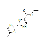 Ethyl 5-Methyl-2-(5-methyl-2-thiazolyl)-1H-imidazole-4-carboxylate