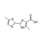 5-Methyl-2-(5-methyl-2-thiazolyl)-1H-imidazole-4-carboxylic Acid