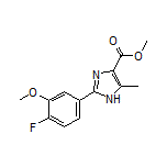 Methyl 2-(4-Fluoro-3-methoxyphenyl)-5-methyl-1H-imidazole-4-carboxylate