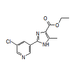 Ethyl 2-(5-Chloro-3-pyridyl)-5-methyl-1H-imidazole-4-carboxylate