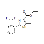 Ethyl 2-[2-(Difluoromethyl)phenyl]-5-methyl-1H-imidazole-4-carboxylate