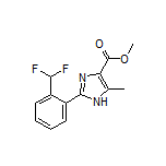 Methyl 2-[2-(Difluoromethyl)phenyl]-5-methyl-1H-imidazole-4-carboxylate