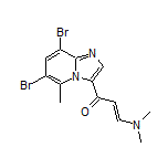 (E)-1-(6,8-Dibromo-5-methylimidazo[1,2-a]pyridin-3-yl)-3-(dimethylamino)prop-2-en-1-one