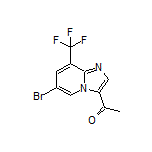 3-Acetyl-6-bromo-8-(trifluoromethyl)imidazo[1,2-a]pyridine