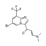 (E)-1-[6-Bromo-8-(trifluoromethyl)imidazo[1,2-a]pyridin-3-yl]-3-(dimethylamino)prop-2-en-1-one