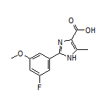 2-(3-Fluoro-5-methoxyphenyl)-5-methyl-1H-imidazole-4-carboxylic Acid