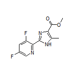 Methyl 2-(3,5-Difluoro-2-pyridyl)-5-methyl-1H-imidazole-4-carboxylate